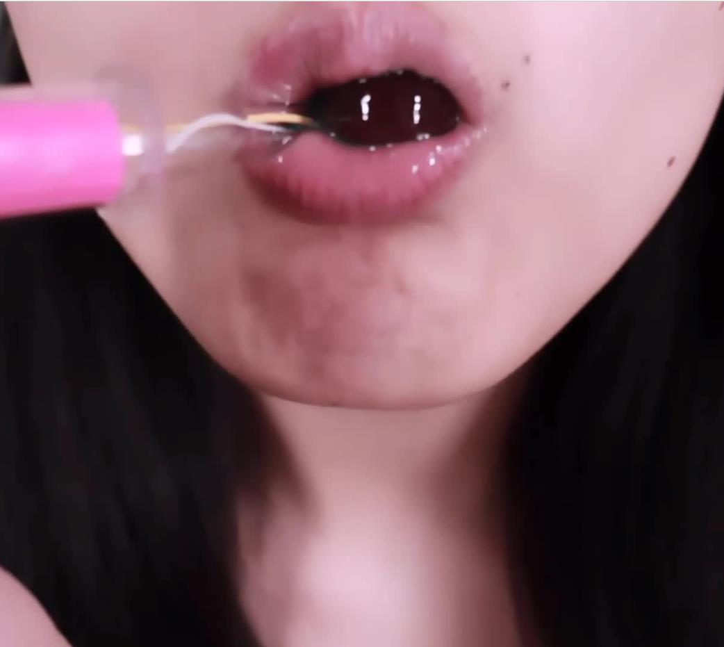 蛇蛇助眠 会员as-mr福利 舔舐露舌情趣棒棒糖